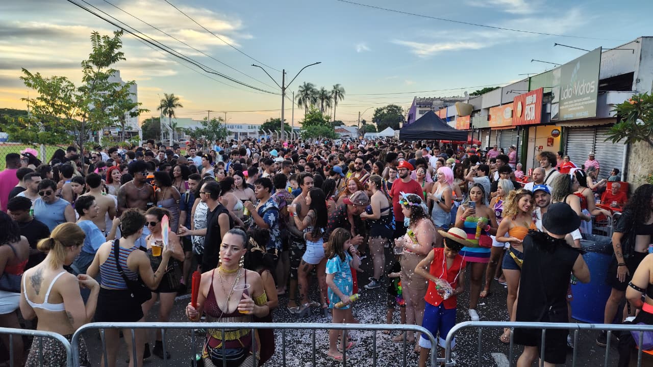 Foto 4 de 11 — Bloco Ai! Que Preguiça! abre Carnaval de Araraquara; veja fotos